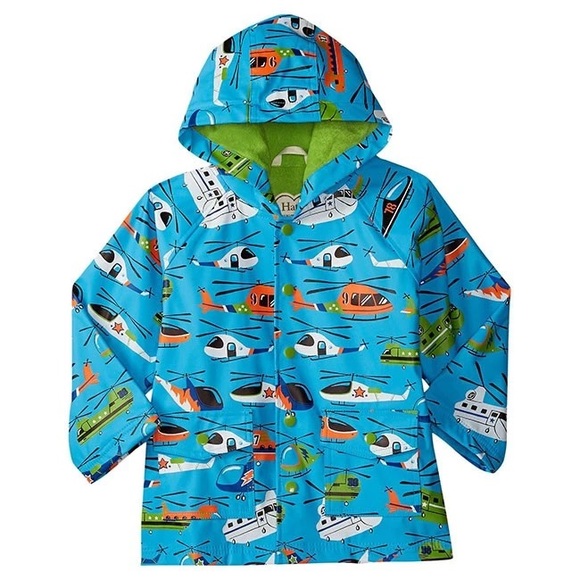 🔴 SOLD - Hatley Helicopter Raincoat Size 6 - Picture 1 of 12